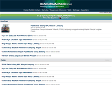 Tablet Screenshot of bandarlampungnews.com